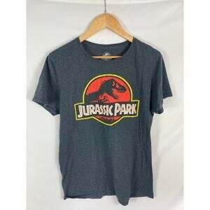 Jurassic World Jurassic Park Graphic Tshirt Grey Size Medium
